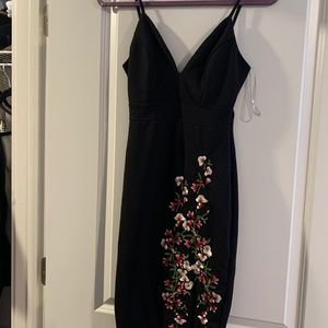 Black cocktail dress